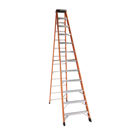 BAUER LADDER 12 ft Fiberglass Stepladder 30412